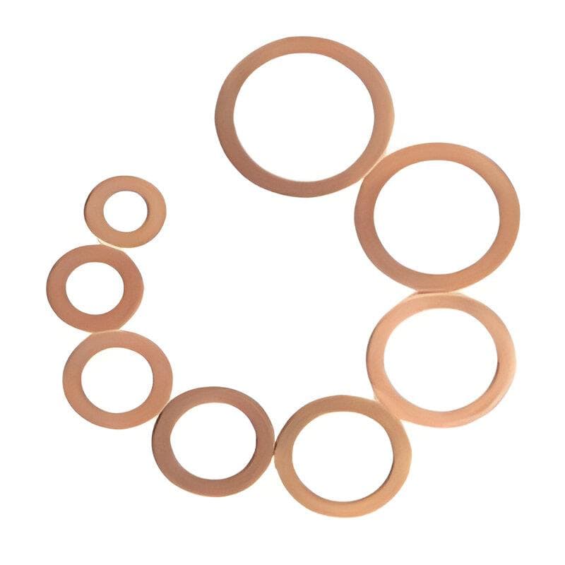 Bakır Pul Metrik 8 İç:8,1 Dış:12,3 Kalınlık:1,2