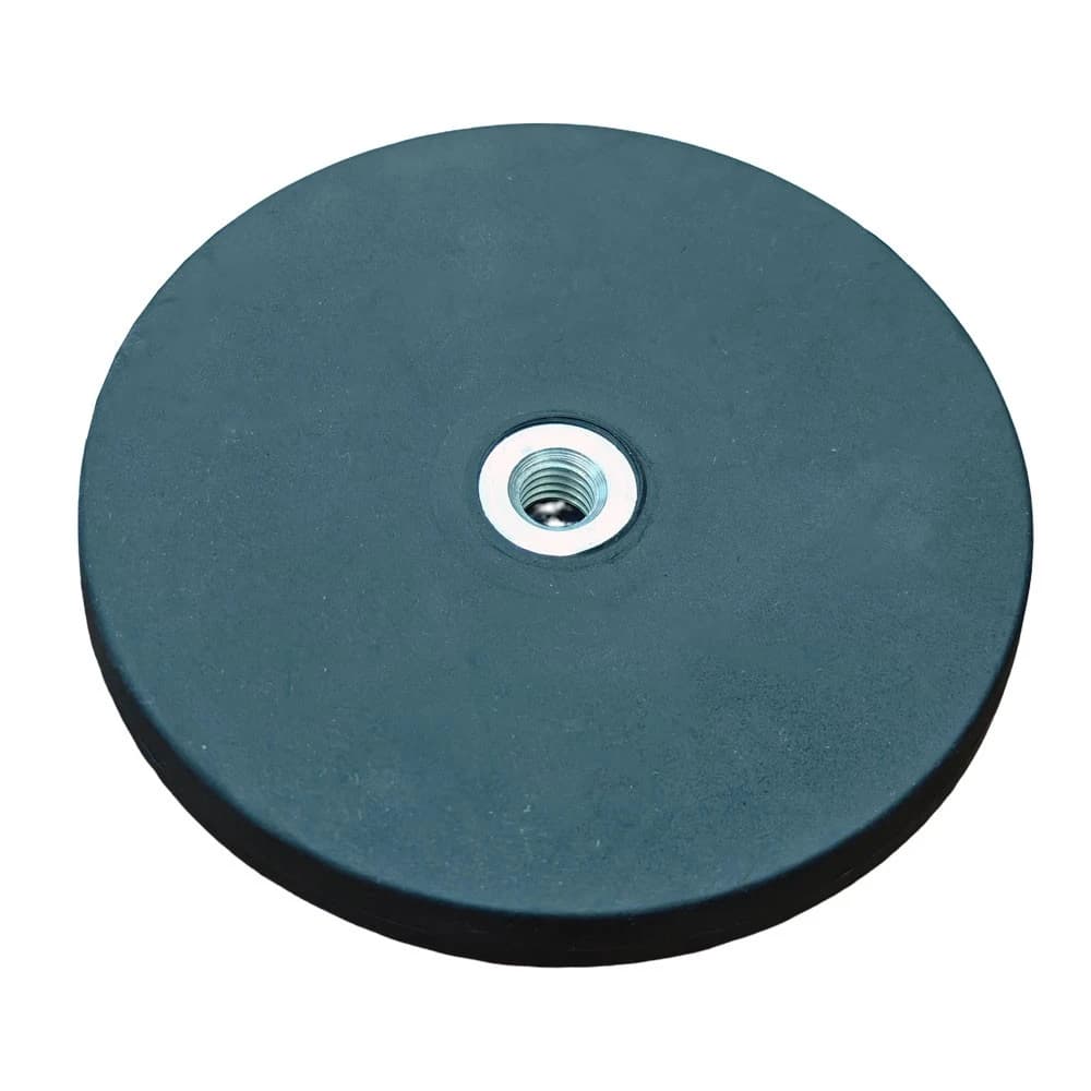 PDR Yuvarlak Mıknatıs Yumuşak Kaplamalı Çap:88 Mm, M8 Dişli