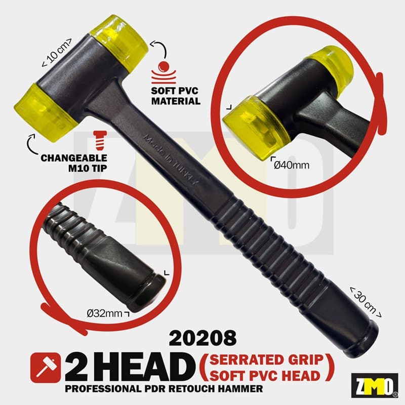 PDR Büyük Plastik Çekiç (Değiştirilebilir Başlıklı)