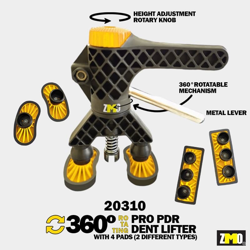 PDR Metal Kollu PRO Pense 360' Dönebilen Gövde + 2 Ayak