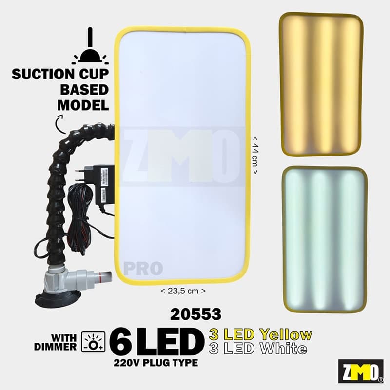 PDR Pro Lamba Vantuzlu 6 LED 220V