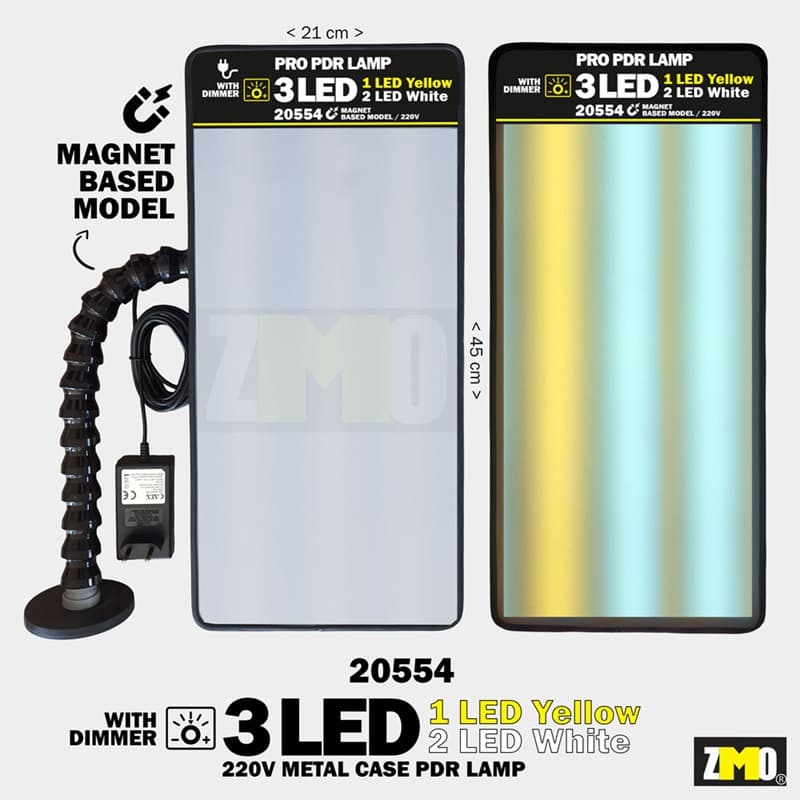PDR Lamba Mıknatıslı 3 LED 220V (Metal Kasa)