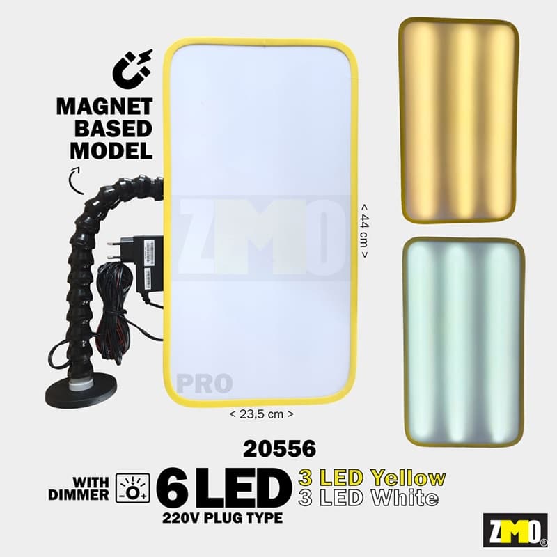 PDR Pro Lamba Mıknatıslı 6 LED 220V