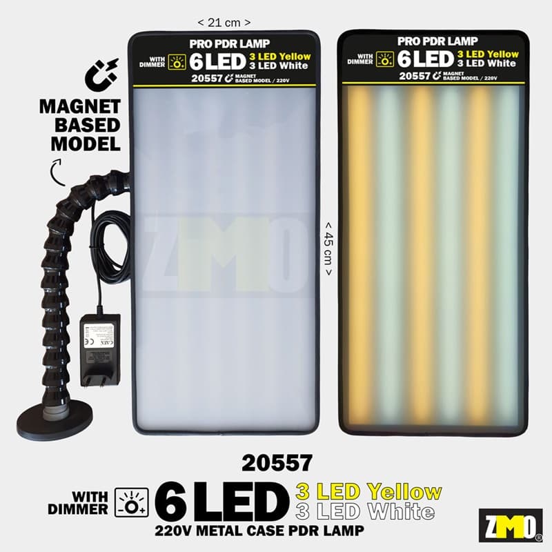 PDR Lamba Mıknatıslı 6 LED 220V (Metal Kasa)