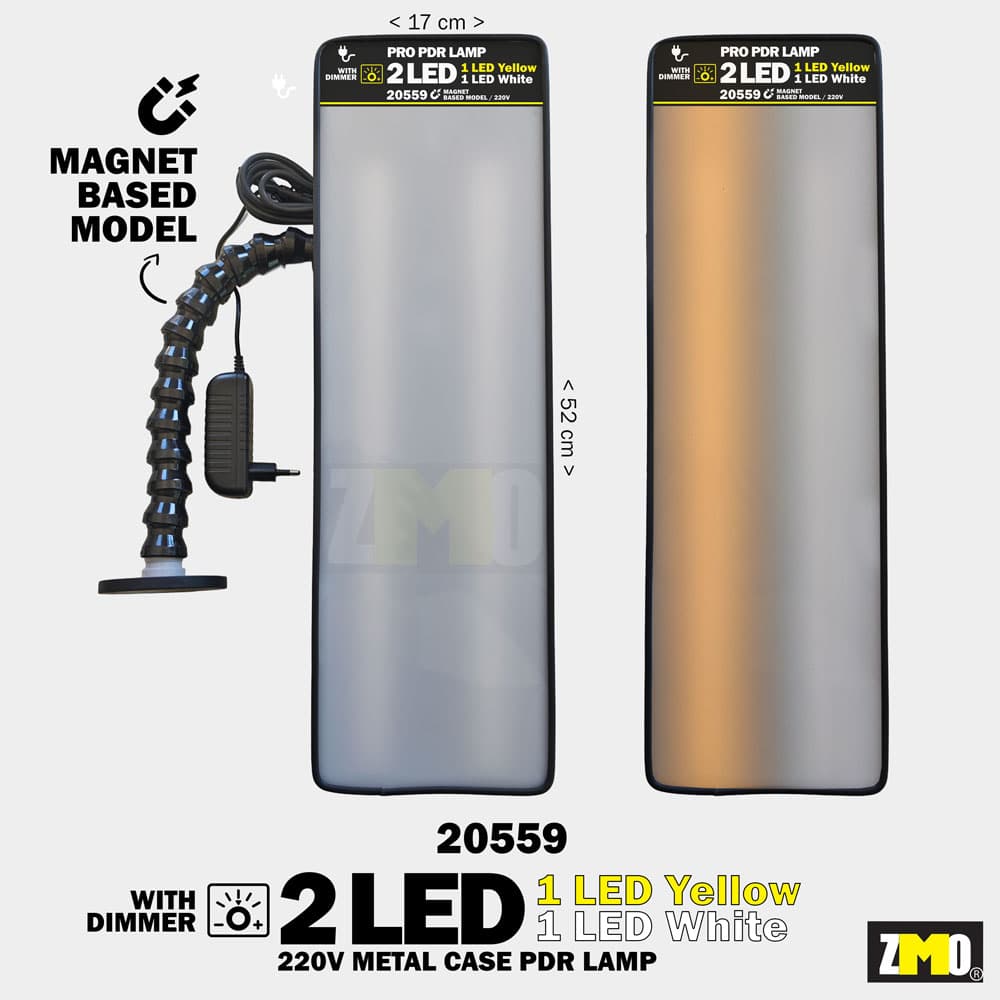 PDR Lamba Mıknatıslı 2 LED 220V (Metal Kasa)