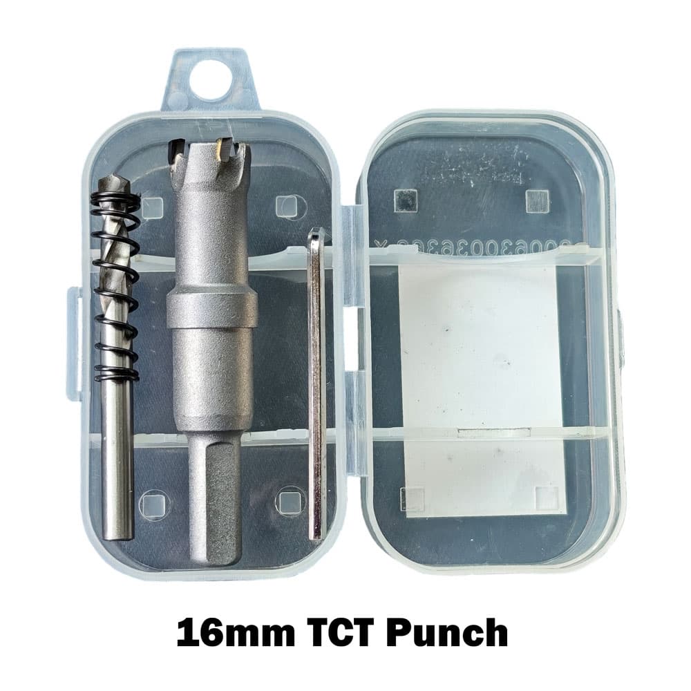 PDR Punch TCT Metal ve Plastik Delme Ucu (Yaylı) 16mm Çap