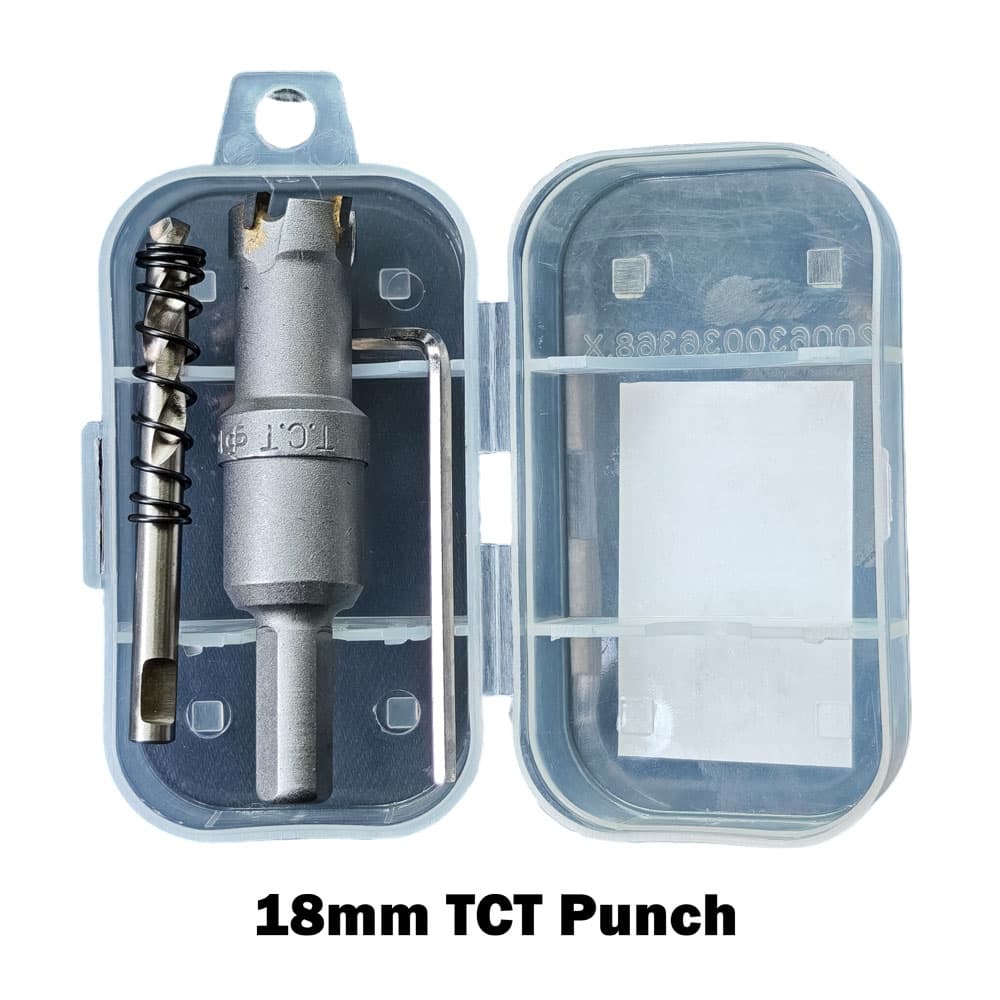 PDR Punch TCT Metal ve Plastik Delme Ucu (Yaylı) 18mm Çap