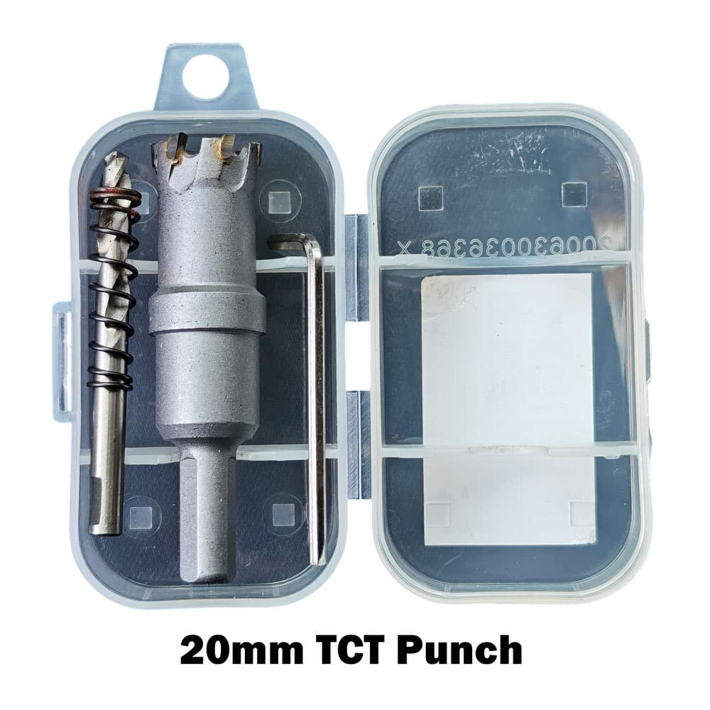PDR Punch TCT Metal ve Plastik Delme Ucu (Yaylı) 20mm Çap