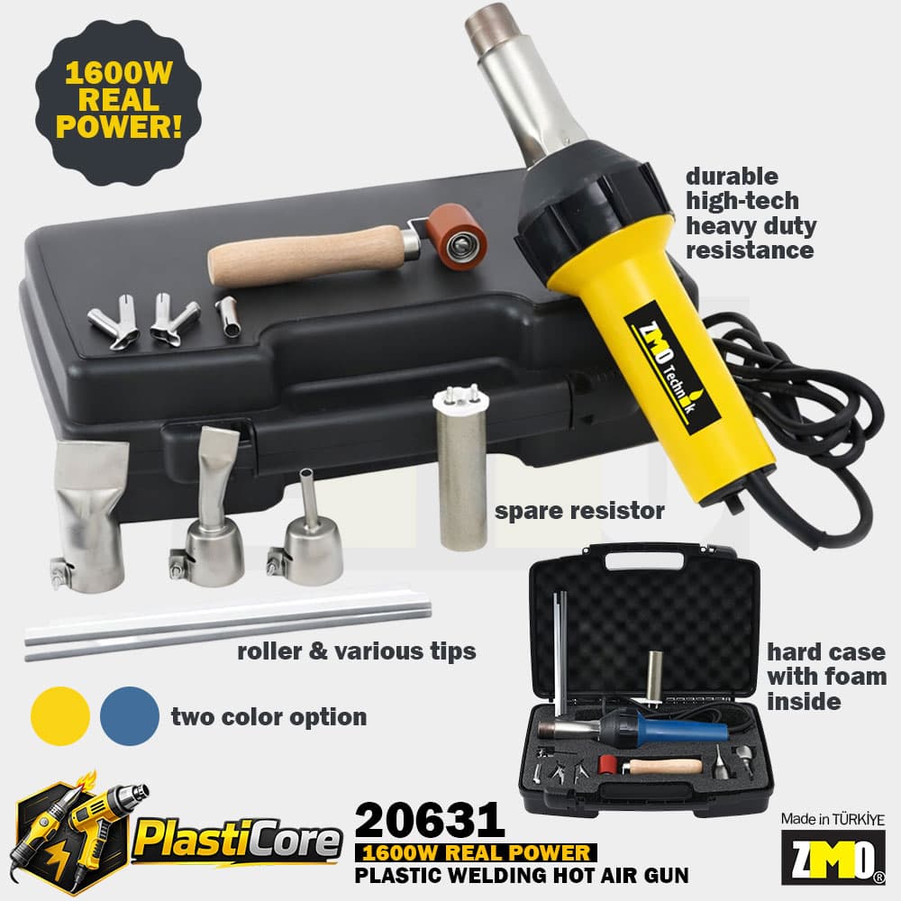 Plastik Kaynak Sıcak Hava Tabancası 1600W
