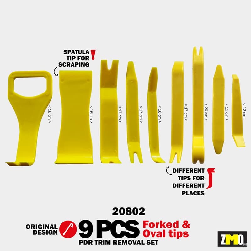 PDR Plastik Trim Sökme Seti 9 Parça