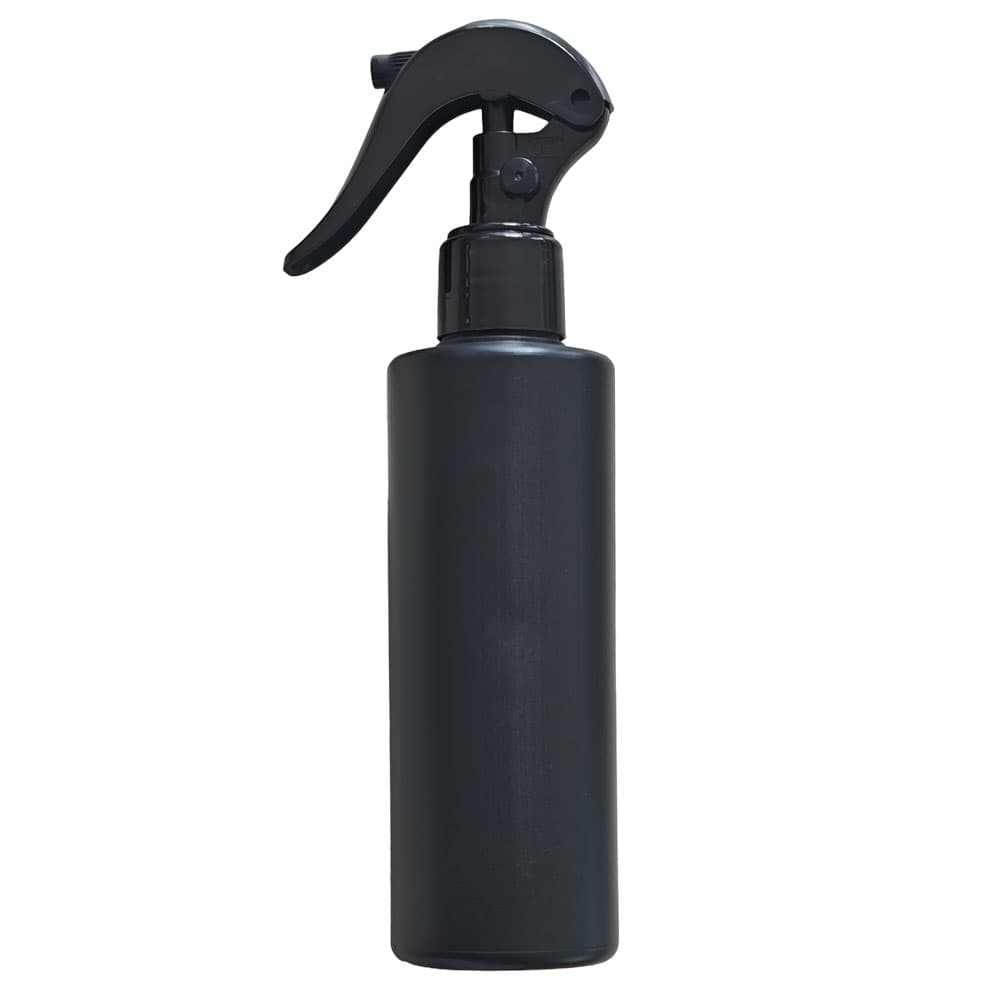 Sprey Şişesi Boş 200ml Triger Tetik Siyah HDPE (Polietilen)
