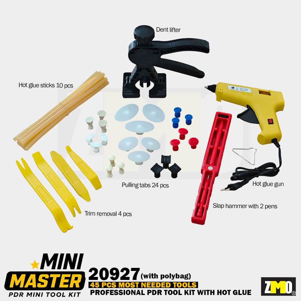 PDR MiniMaster Göçük Düzeltme Seti 45 Parça (Poşetli)