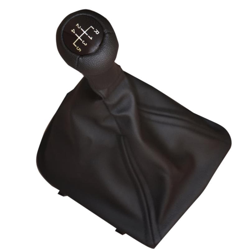 BMW Işıklı E46 (5 Vites) Deri Vites Topuzu + Körük (Delikli Deri)